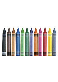 Vaxkritor Jumbo 12 färger