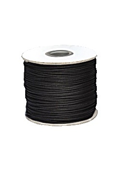 Halsbandssnodd läder svart 1,5mmx100m