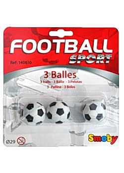 Fotbollar i plast 3-pack