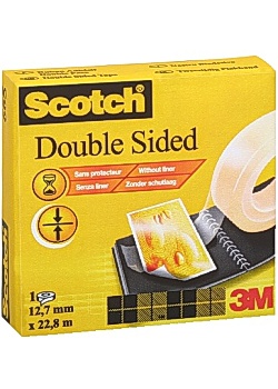 Dubbelhäftande tejp SCOTCH 12,7mmx22,8m