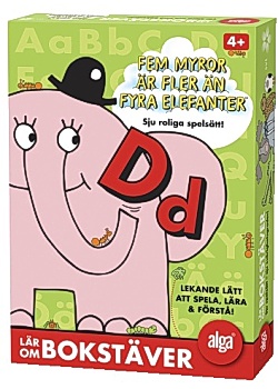 Fem Myror bokstäver från 4år