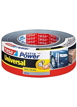Tape väv TESA  50mmx50m silver (1)