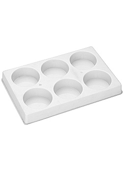 Plastpalett för 44mm färgblock (6)