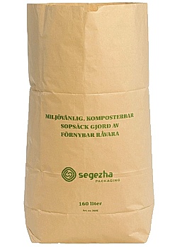 Papperssäck 2-blads 160L (50)
