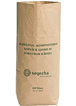 Papperssäck 2-blads 60L (25)