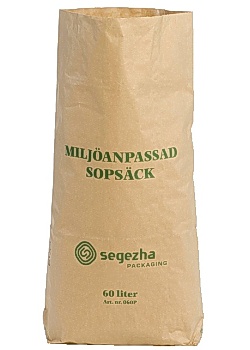 Papperssäck Storkök 1-blads 60L (25)