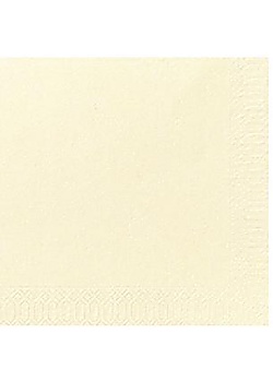 Servett 3-lags 33x33cm vanilj (125)