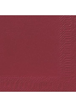 Servett 3-lags 40x40cm vinröd (125)