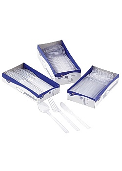 Bestick DUNI transparent gaffel (50)