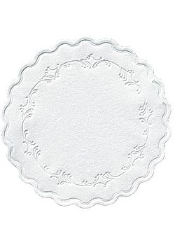 Koppunderlägg 9cm vit (500)
