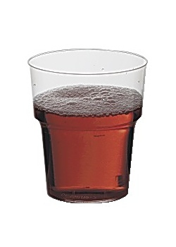 Plastglas hårda 24cl (25)