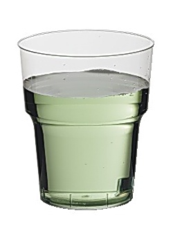 Plastglas hårda 38cl (25)