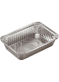 Aluminiumform 890ml 207x141mm (1000)