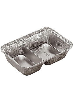 Aluminiumform 2-fack 207x141mm (1000)