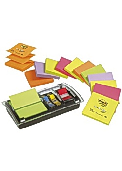 Notes POST-IT Z-block+hållare Plexi (12)