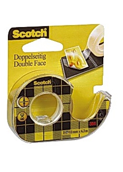 Dubbelhäftande tejp SCOTCH 665 6mx12mm