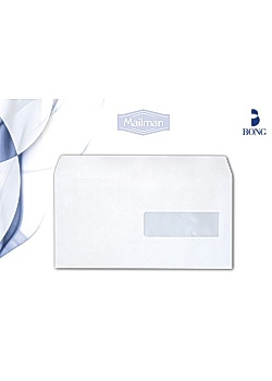 Kuvert MAILMAN E65 H2 SH 80g vit (500)