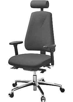 Kontorsstol LD6340Deluxe svart u svankst