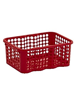 Förvaringskorg 12 L röd