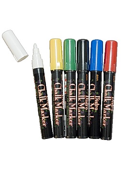 Blackboard Chalk Marker Standard (6)