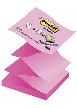 Notes POST-IT Z-block 76x76 rosa/cerise