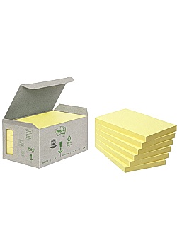 Notes POST-IT 100%recyc 127x76mm gul (6)