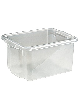 Förvaringsbox 23 L silver
