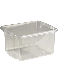 Förvaringsbox 15 L transparent