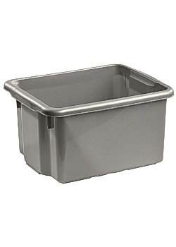 Förvaringsbox 15 L silver