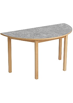 Tapiflex halvrund 60x120cm h.64cm lj.grå