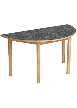 Tapiflex halvrund 60x120cm h.52cm m.grå