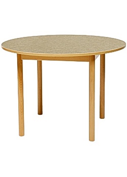 Tapiflexbord rund 120cm h. 72cm sand