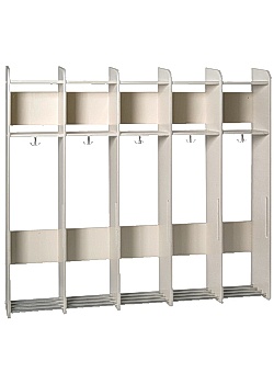 Vägghängd garderob ORDNING bredd 107,5cm