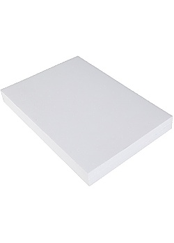 Dekorationskartong A4 vit