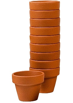 Teracottakrukor 4cm (10)