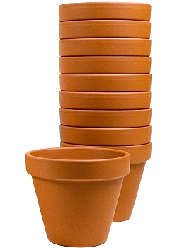 Teracottakrukor 10cm (10)