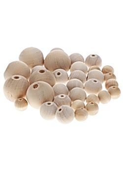 Träpärlor 20mm (100)