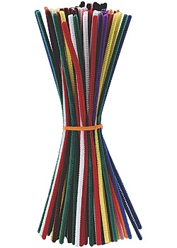 Piprensare 30cm kulörta (100)