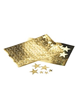 Stickers stjärnor guld 13mm (288)