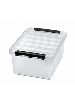 Förvaringsbox med lock 10 L transparent