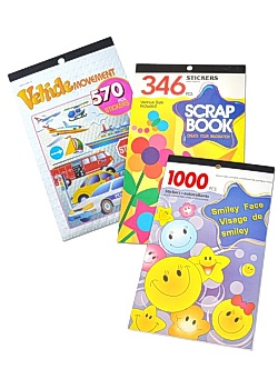 Stickers sorterade motiv