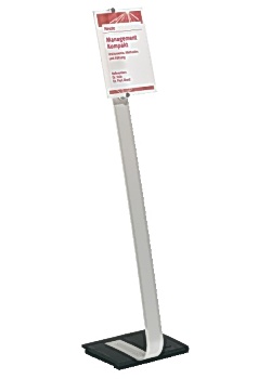 Golvställ DURABLE Crystal Sign A4
