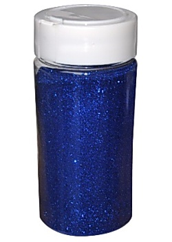 Glitter blå 250g