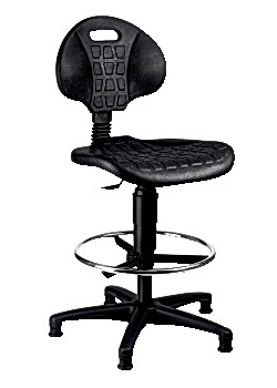 Arbetsstol Tec 20 hög svart