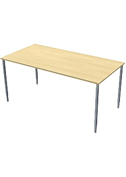 Bord Fristående 160x80cm björklam/grå