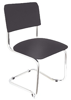 Stol Rom svart/krom (2)