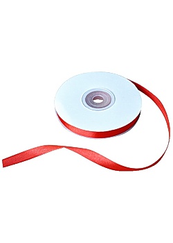 Satinband 10mmx30m röd