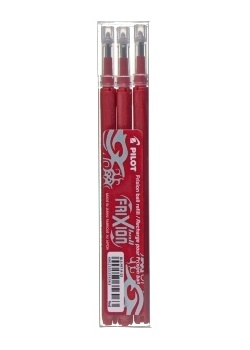 Patron PILOT Frixion 0,7 mm röd (3)