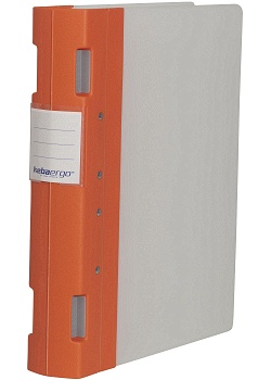 Gaffelpärm KEBAErgo A4 55mm korall/neutr