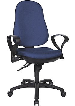 Kontorsstol Ergo Syncro blå